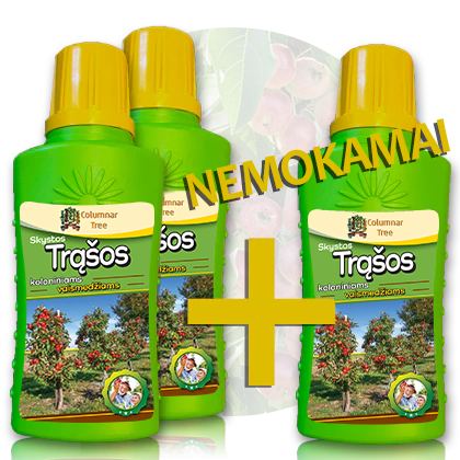 2 + 1 Skystos trąšos 200 ml kolonų vaismedžiams